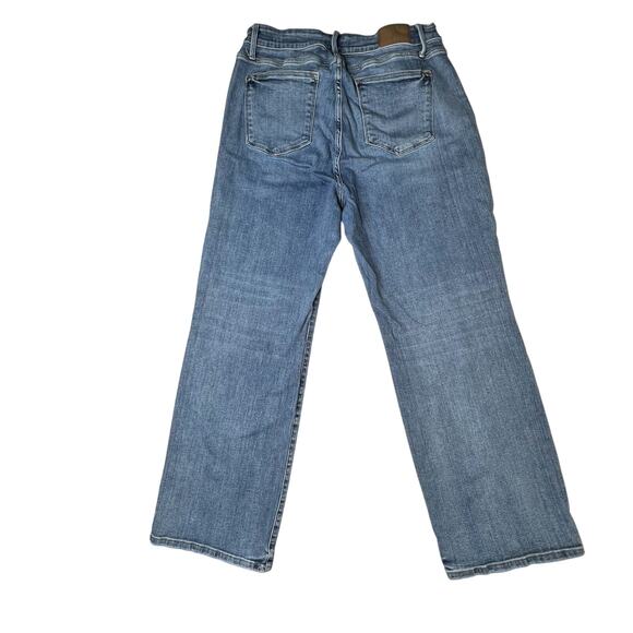 Judy Blue High Waist Wide Leg Jeans Distressed Vintage Wash size 18W - Picture 8 of 16